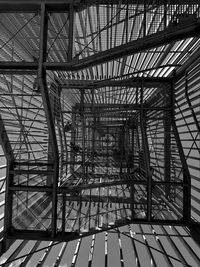 Low angle view of skylight