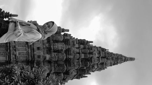 Low angle view of buildings against sky