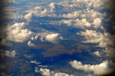 Low angle view of cloudy sky