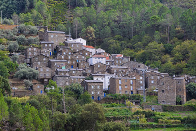 Buildings in a village