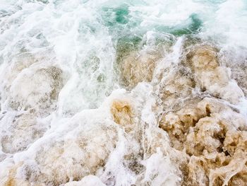 Scenic view of sea waves