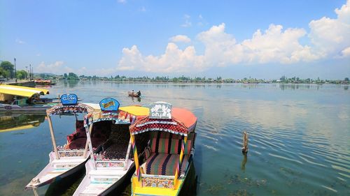 Scenic view of river against sky