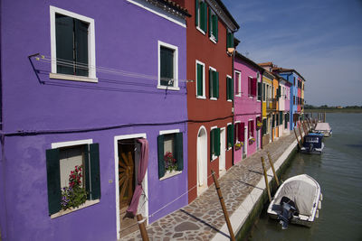Boats in canal