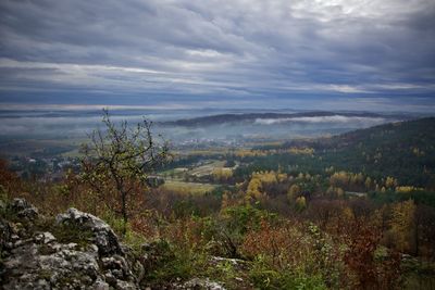 Scenic view of landscape against sky