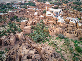 High angle view of townscape