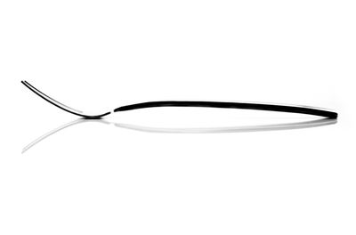 Close-up of eyeglasses against white background