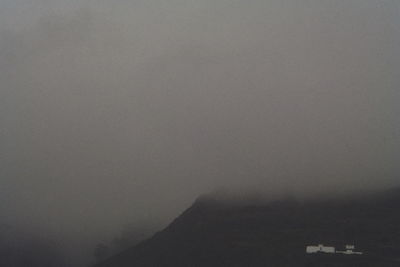 Scenic view of mountain against sky