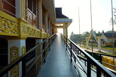 Walkway along buildings