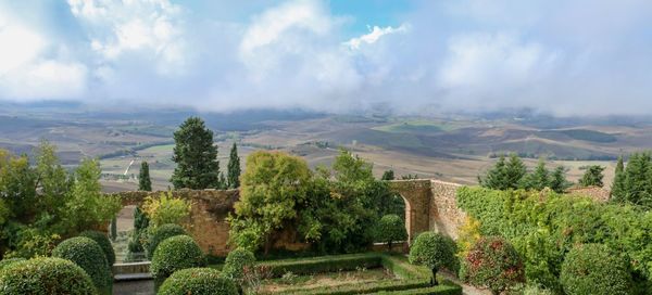 Panoramic view of landscape against sky