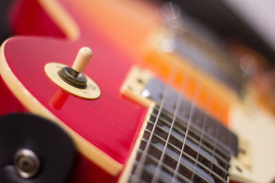 Close-up of guitar