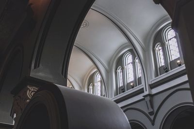 Low angle view of ceiling of building