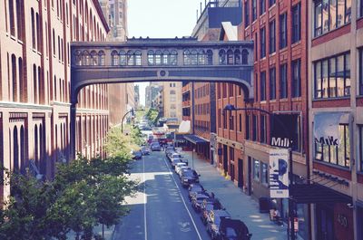 View of city street