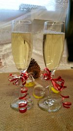 Close-up of christmas decoration