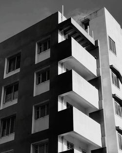 Low angle view of building against sky