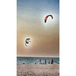 Tourists enjoying on beach