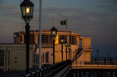 Worthing pier at sunset