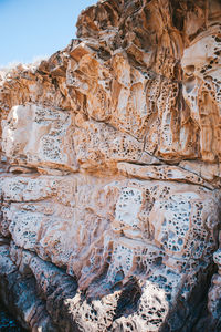 Close-up of rock formation