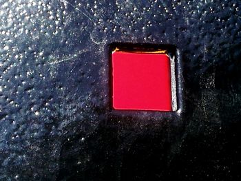 Close-up of red object