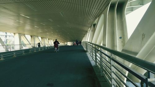 Interior of bridge