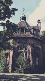 Low angle view of building against sky