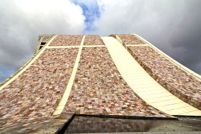 Low angle view of building against sky