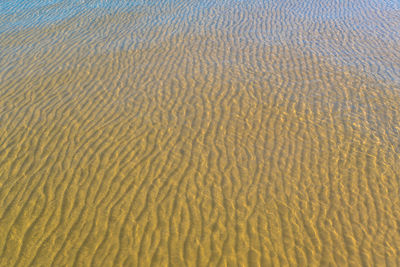 Full frame shot of sandy beach