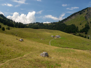 Scenic view of landscape against sky