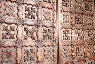 Full frame shot of patterned wall