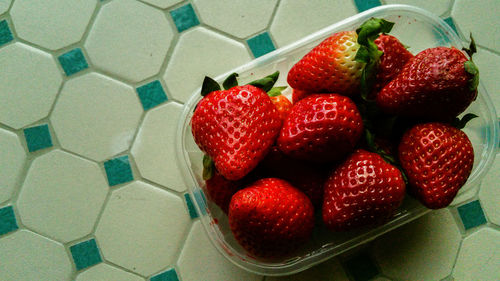 Close up of strawberries