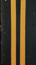 High angle view of zebra crossing on road