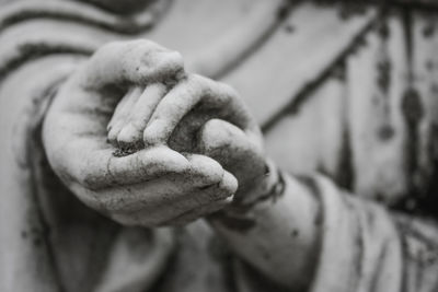 Close-up of human hand