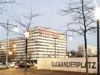 View of buildings in city