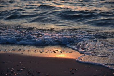 Close-up of sea waves