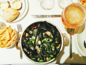 Close-up of food in plate