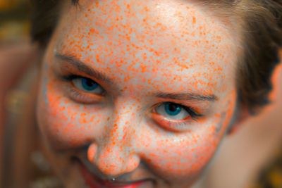 Close-up portrait of girl