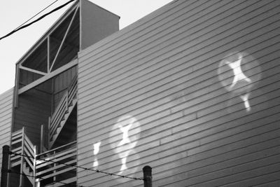 Low angle view of modern building