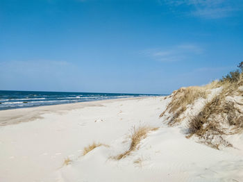 Slowinski national park in poland on baltic coast