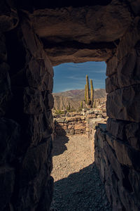 View of rock formations