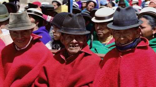 Group of people in traditional clothing