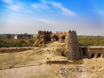 Old ruins of building