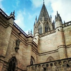 Low angle view of church against sky