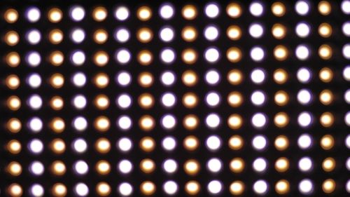 Detail shot of illuminated lights