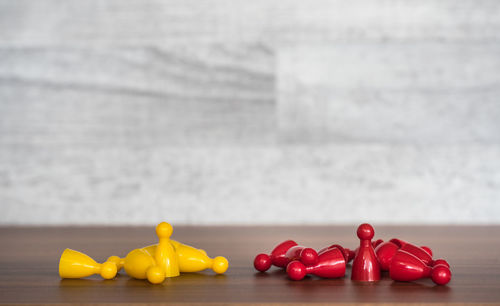 Close-up of fruits on table