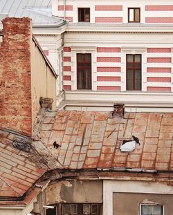 Low angle view of old building