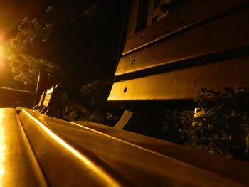 Close-up of road against trees