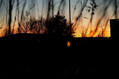 Scenic view of sky at sunset