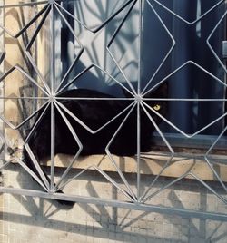 Full frame shot of metal structure