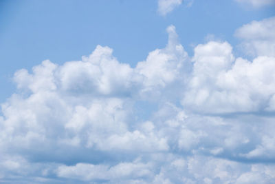 Low angle view of cloudy sky