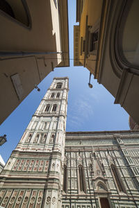 Low angle view of buildings against sky