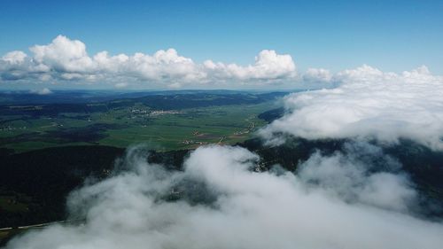 Scenic view of cloudscape against sky